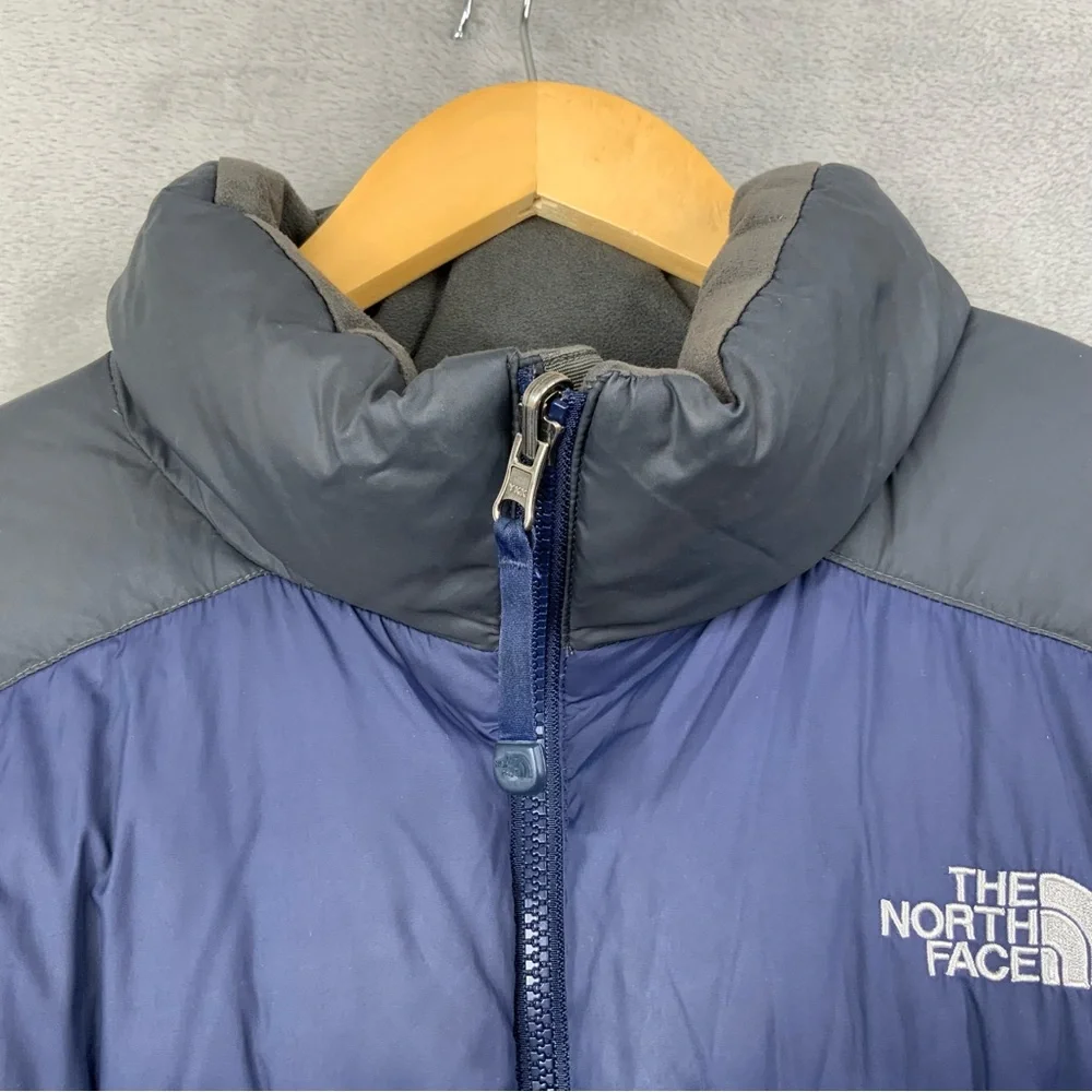 The North Face Men’s 1996 Retro Down Blue and Gray Nuptse‎ Jacket. Size Large.